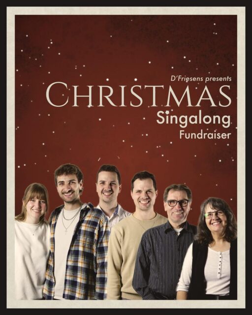 Our Christmas Sing-along Faspa is happening Sunday, November 30, 2025, at the WEMMC. Program starts at 3:30 pm with Faspa to follow. Admission is by donation as this is a fundraising event, with proceeds going towards Low German ministries. Free door prize draws, fun fellowship, Christmas carols and delicious food! We'll also be introducing the newest member of our family and team!  #dfriesensmusic  #multination1985